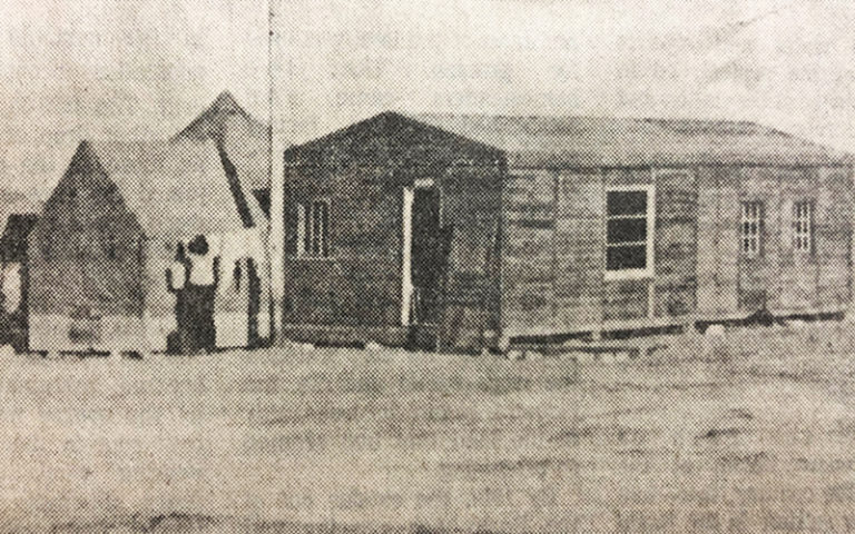 Mosebar Family Hut and Tent.1949